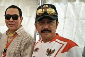 Tono K Santana bersama Tommy Soeharto.